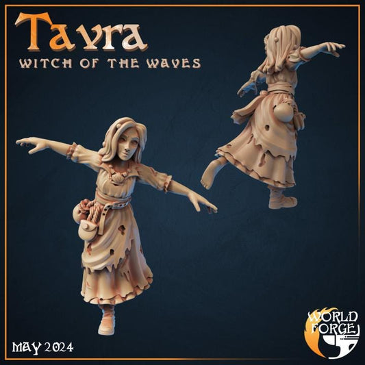 Tavra, Orphan Girl - 32mm Scale - Unpainted Miniature