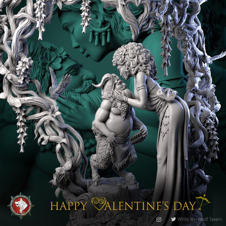 Fey Valentine Diorama - Unpainted Miniature