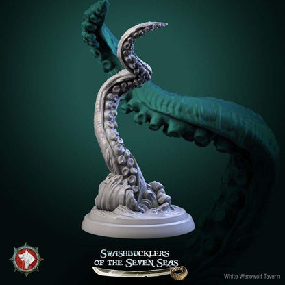 Kraken Tentacles - 32mm Scale - Unpainted Miniature