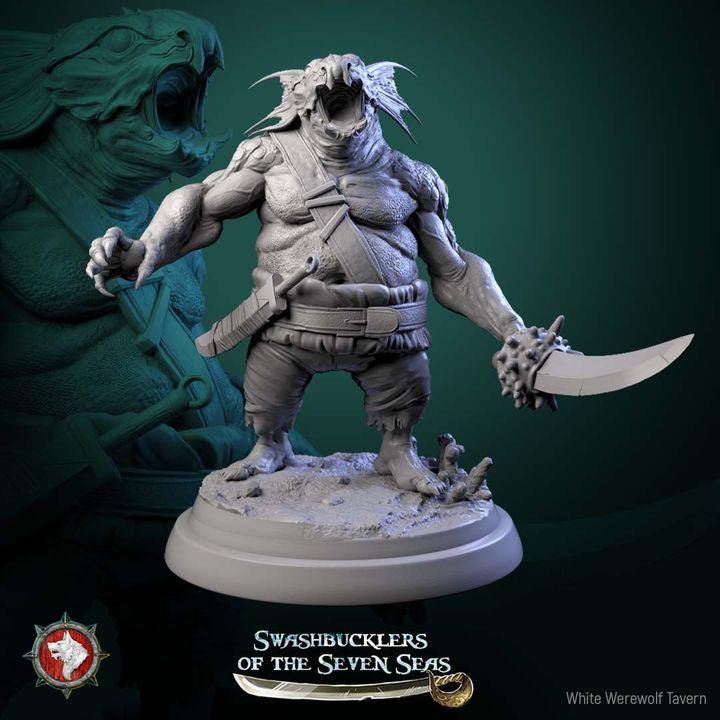 Scaled Gunners - 32mm Scale - Unpainted Miniature