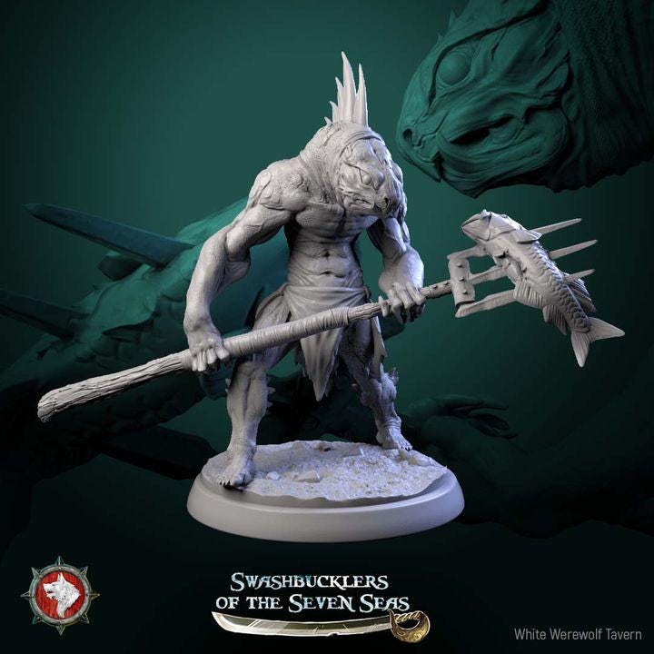 Scaled Gunners - 32mm Scale - Unpainted Miniature