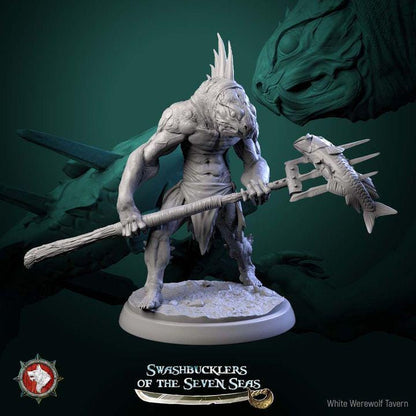 Scaled Gunners - 32mm Scale - Unpainted Miniature