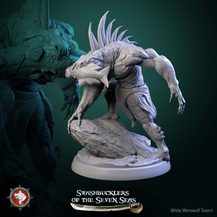 Scaled Gunners - 32mm Scale - Unpainted Miniature