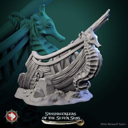Sunken Ship - 32mm Scale - Unpainted Miniature