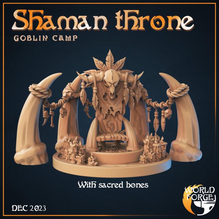 Shaman Throne, Goblin Camp Collection - Unpainted Miniature