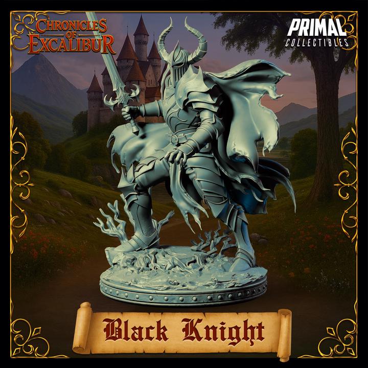 Black Knight - Chronicles of Excalibur - Unpainted Miniature