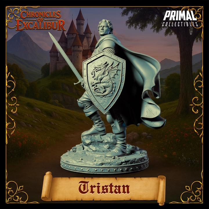 Tristan, Young Knight - Chronicles of Excalibur - Unpainted Miniature