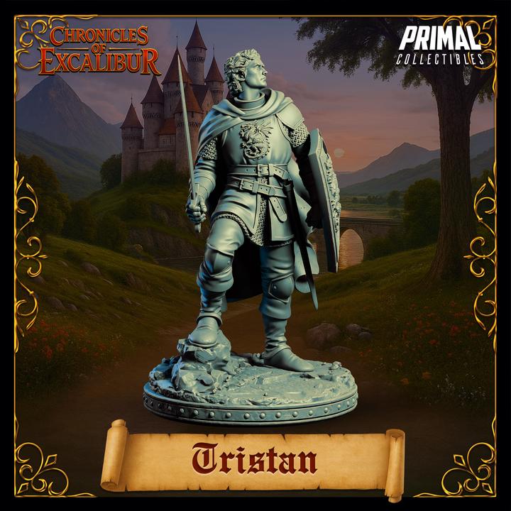 Tristan, Young Knight - Chronicles of Excalibur - Unpainted Miniature