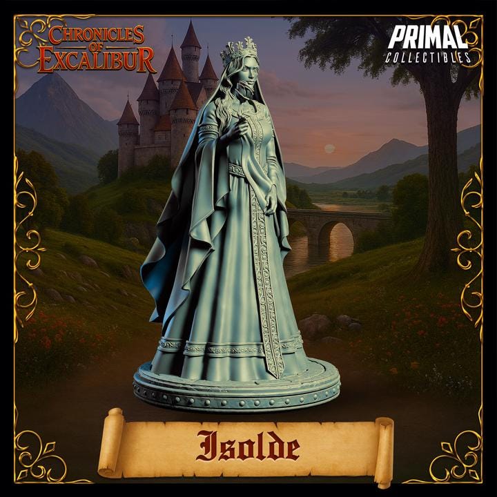 Princess Isolde - Chronicles of Excalibur - Unpainted Miniature