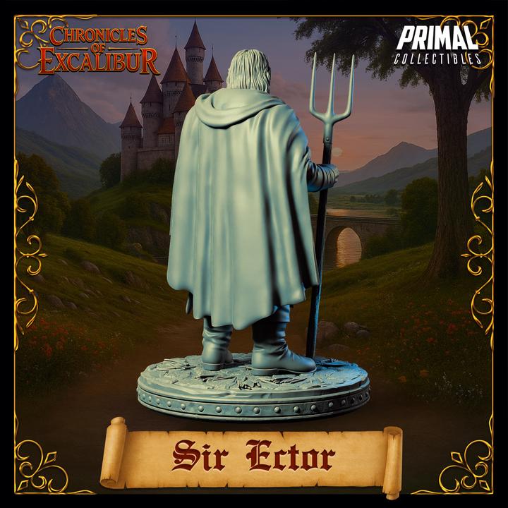 Sir Ector - Chronicles of Excalibur - Unpainted Miniature