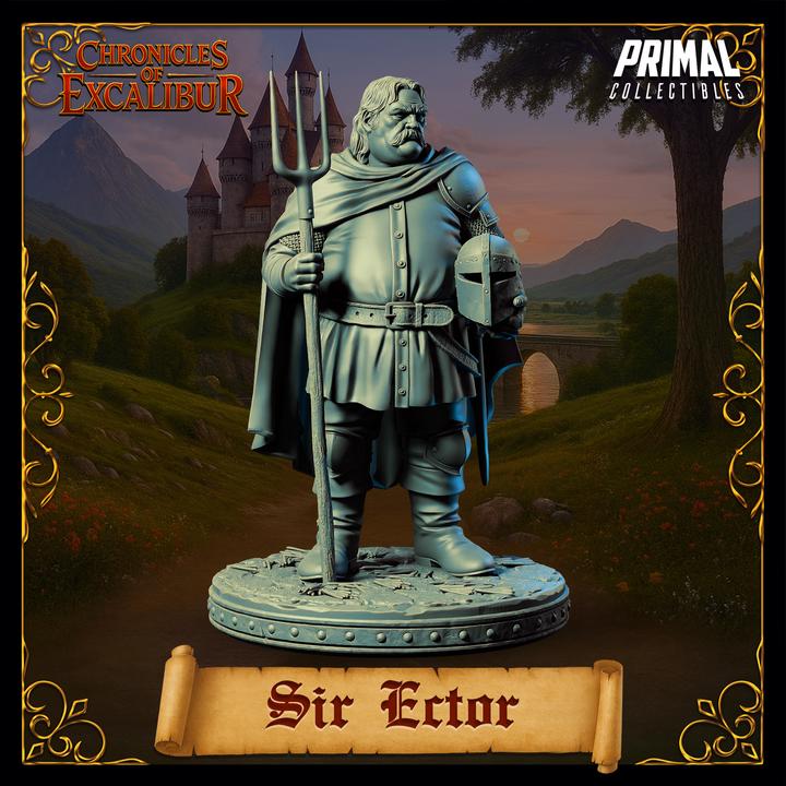 Sir Ector - Chronicles of Excalibur - Unpainted Miniature