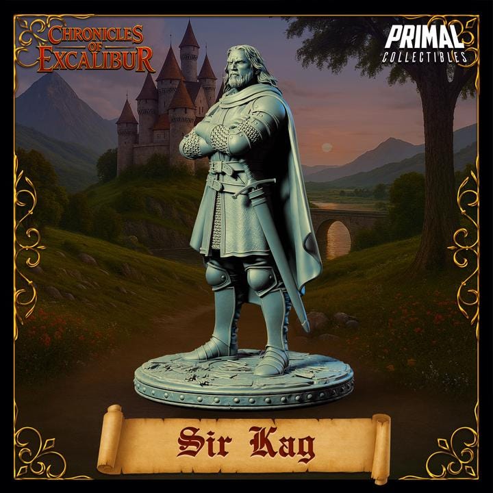 Sir Kay - Chronicles of Excalibur - Unpainted Miniature