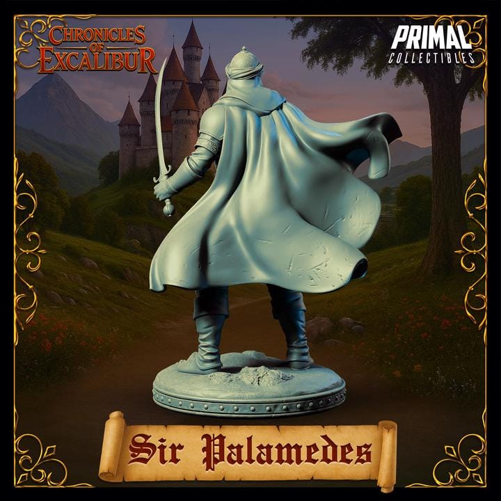 Sir Palamedes - Chronicles of Excalibur - Unpainted Miniature