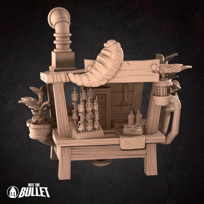 Edible Bugs Cart - Unpainted Miniature