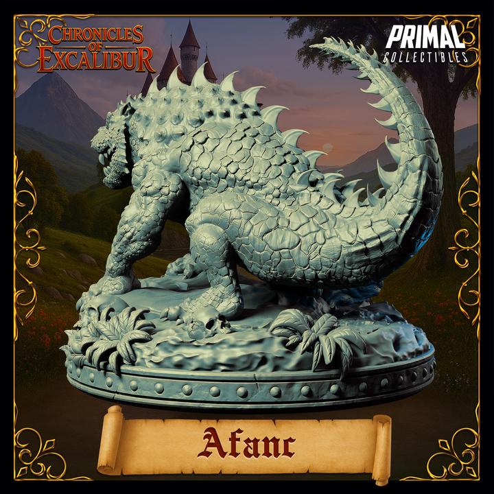 Afanc, Lizard Monster - Chronicles of Excalibur - Unpainted Miniature