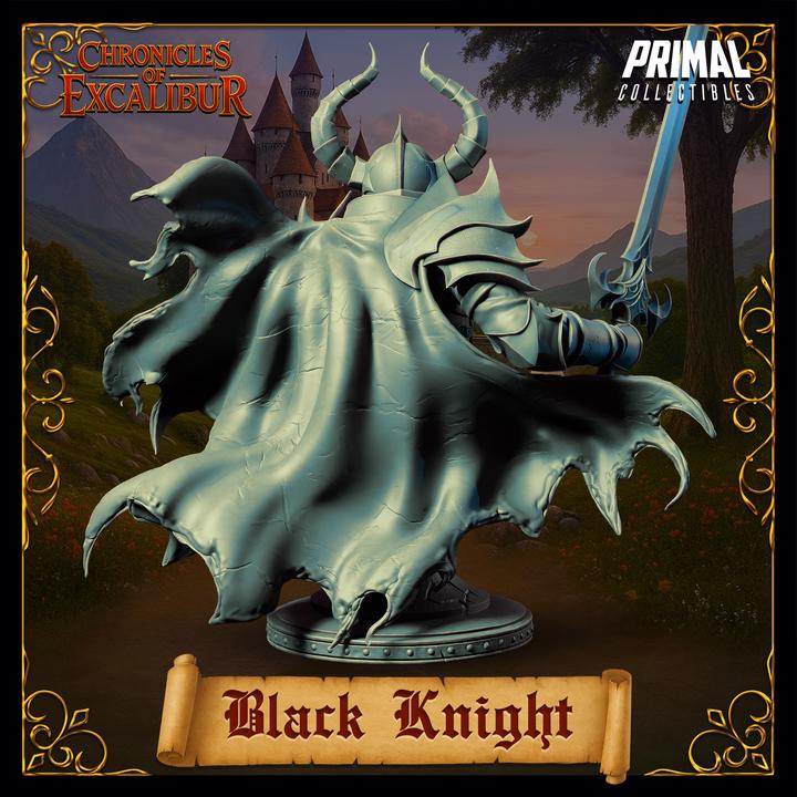 Black Knight - Unpainted Miniature Bust