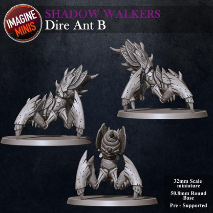 Dire Ants, 6 Poses - Unpainted Miniature