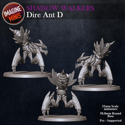 Dire Ants, 6 Poses - Unpainted Miniature