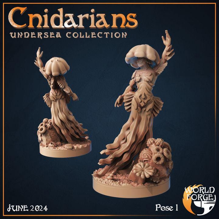 Cnidarians - Undersea Collection - Unpainted Miniature