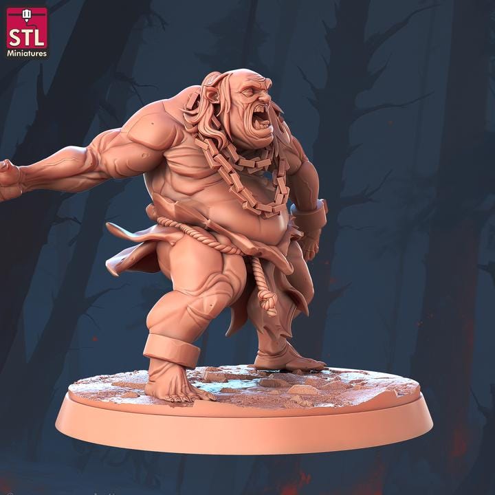 Flailing Wretch - 32mm Scale - Unpainted Miniature