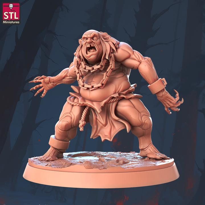 Flailing Wretch - 32mm Scale - Unpainted Miniature