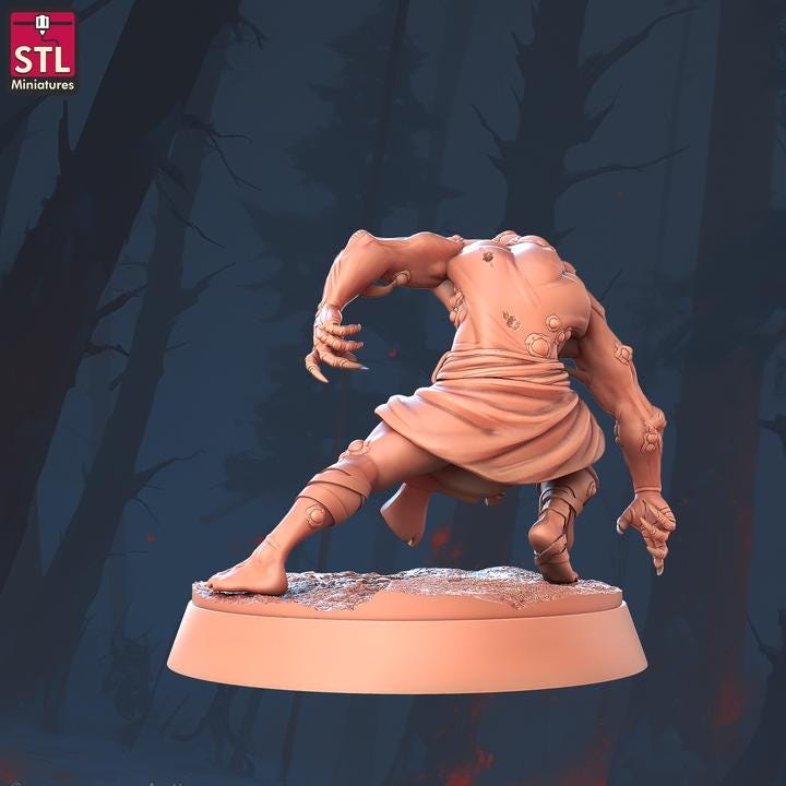 Ghoul Rotters - 32mm Scale - Unpainted Miniature