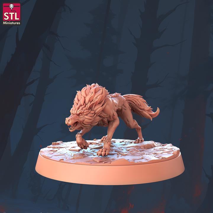 Grim Wolves - Unpainted Miniature
