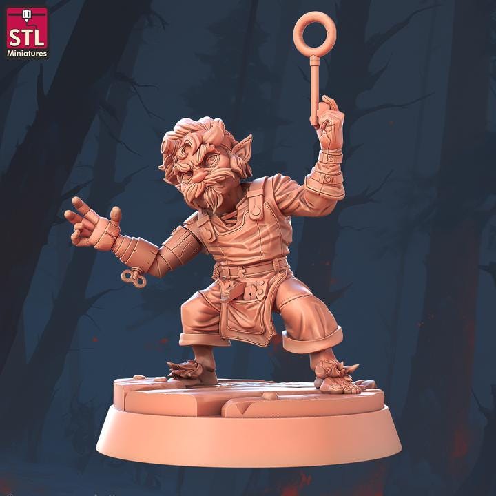 Keysmith Set - 32mm Scale - Unpainted Miniature