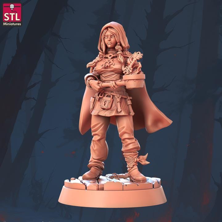 Keysmith Set - 32mm Scale - Unpainted Miniature