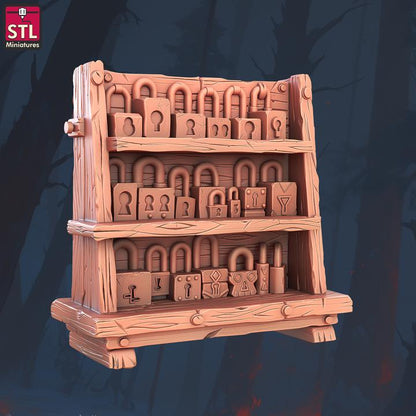 Keysmith Set - 32mm Scale - Unpainted Miniature
