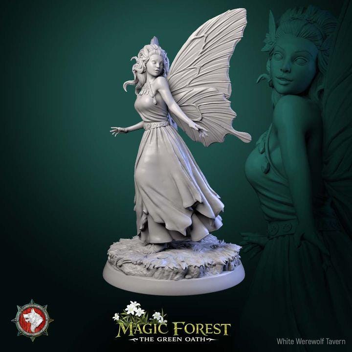 Forest Fairies - Unpainted Miniature