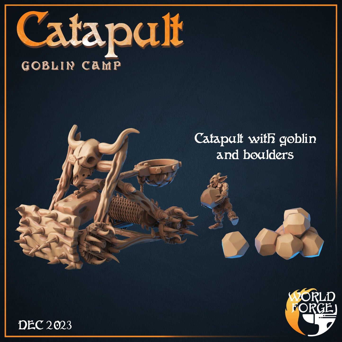 Catapult, Goblin Camp Collection - Unpainted Miniature