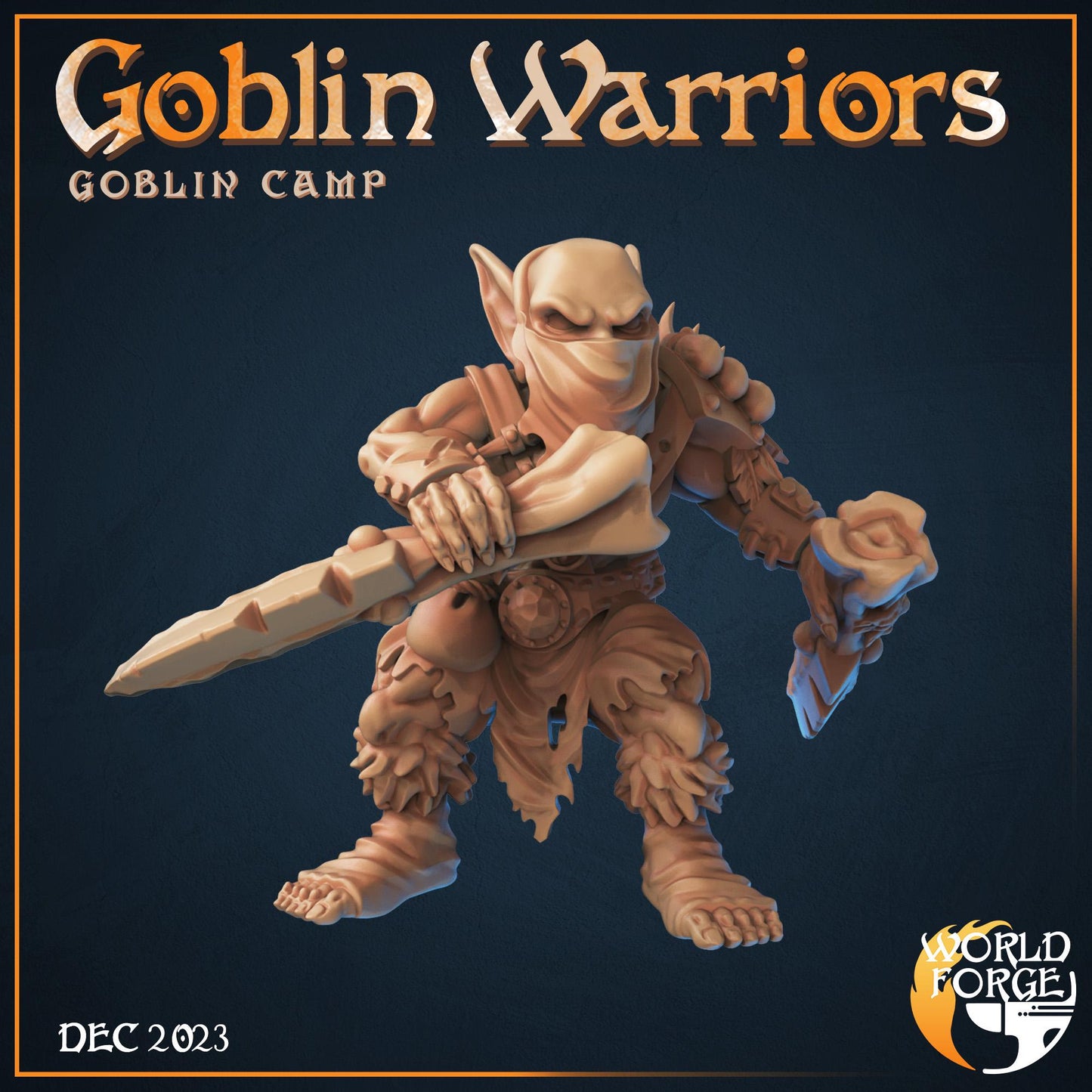 Goblin Warriors - Goblin Camp Collection - Unpainted Miniature