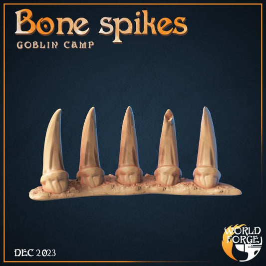 Bone Spikes, Goblin Camp Collection - Unpainted Miniature