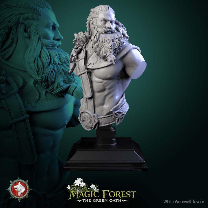 Centaur Warrior - Unpainted Miniature Bust