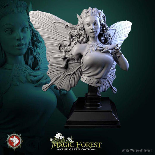 Forest Fairy - Unpainted Miniature Bust