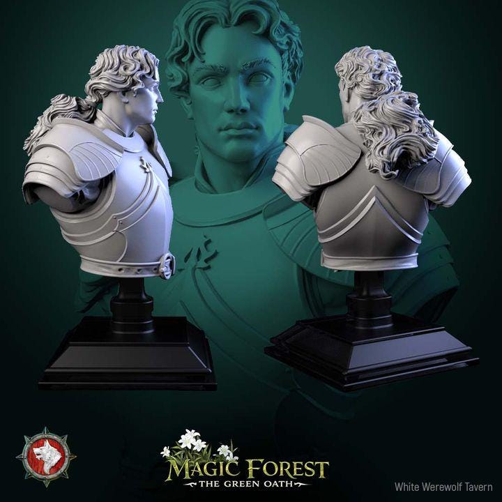 Kings Guard - Unpainted Miniature Bust