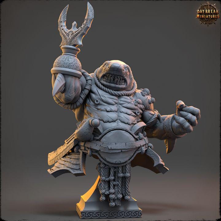Skelith Nine-Gills - Unpainted Miniature Bust