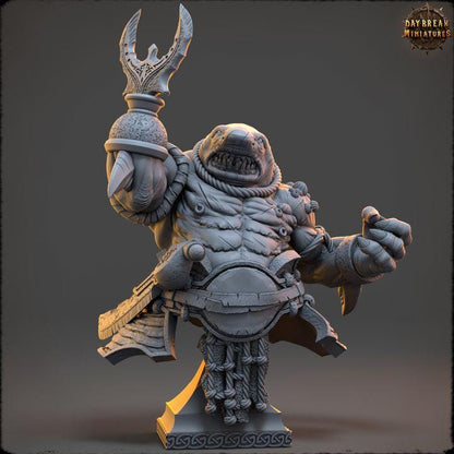 Skelith Nine-Gills - Unpainted Miniature Bust