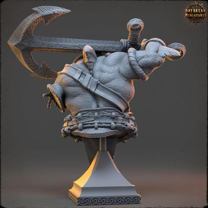 Yethra Coilblood - Unpainted Miniature Bust