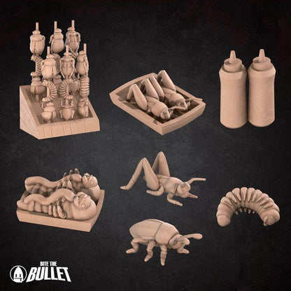 Edible Bugs Cart - Unpainted Miniature