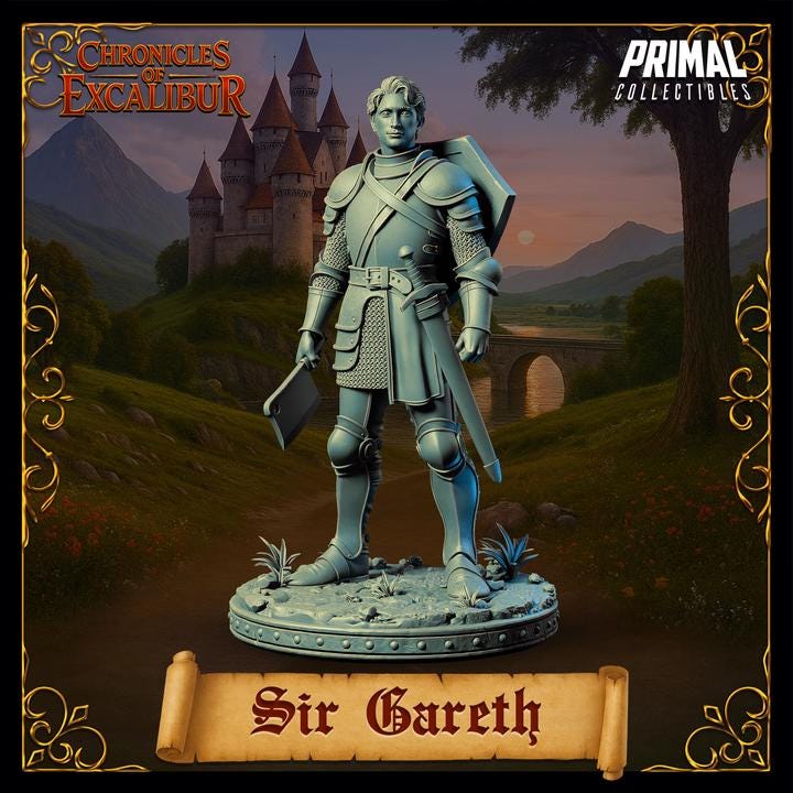 Sir Gareth - Chronicles of Excalibur - Unpainted Miniature