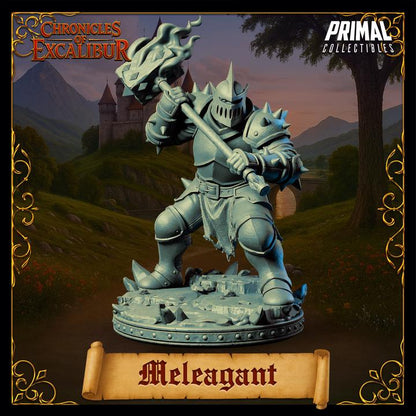 Cursed Warrior, Meleagant - Chronicles of Excalibur - Unpainted Miniature