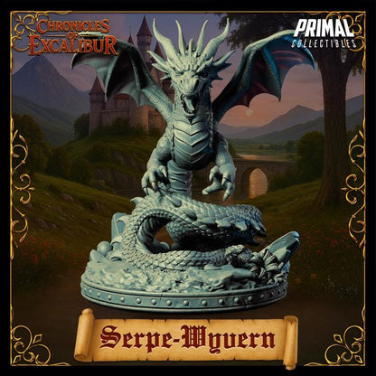 Wyvern, Serpent Dragon - Chronicles of Excalibur - Unpainted Miniature