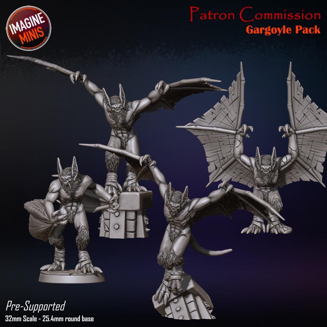 Gargoyles - Unpainted Miniature