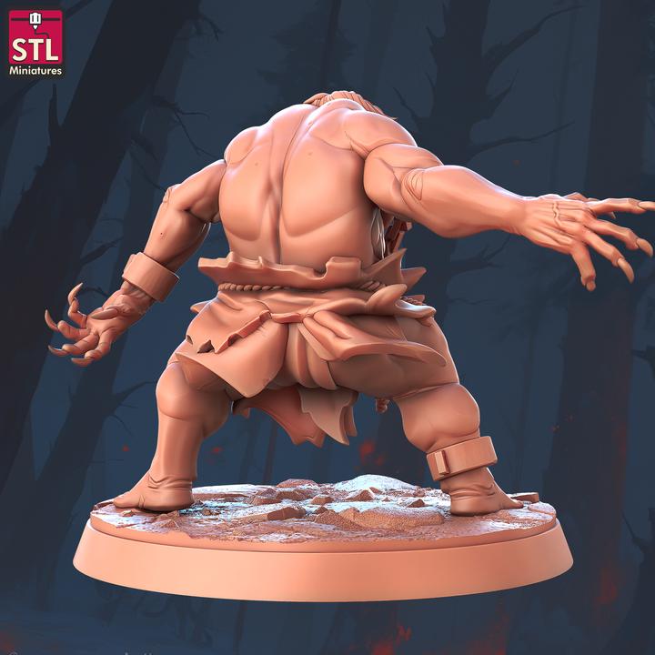 Flailing Wretch - 32mm Scale - Unpainted Miniature