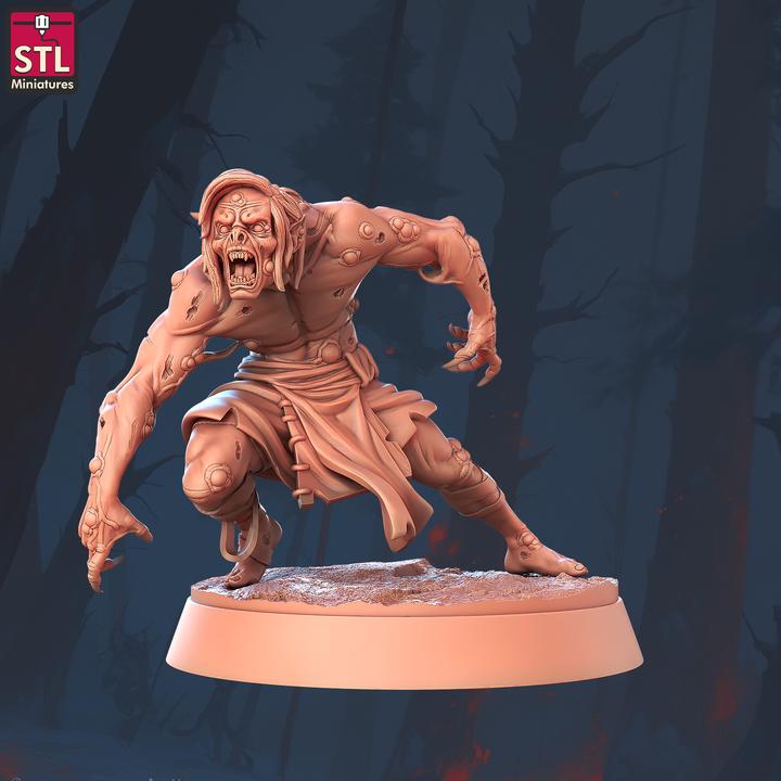 Ghoul Rotters - 32mm Scale - Unpainted Miniature