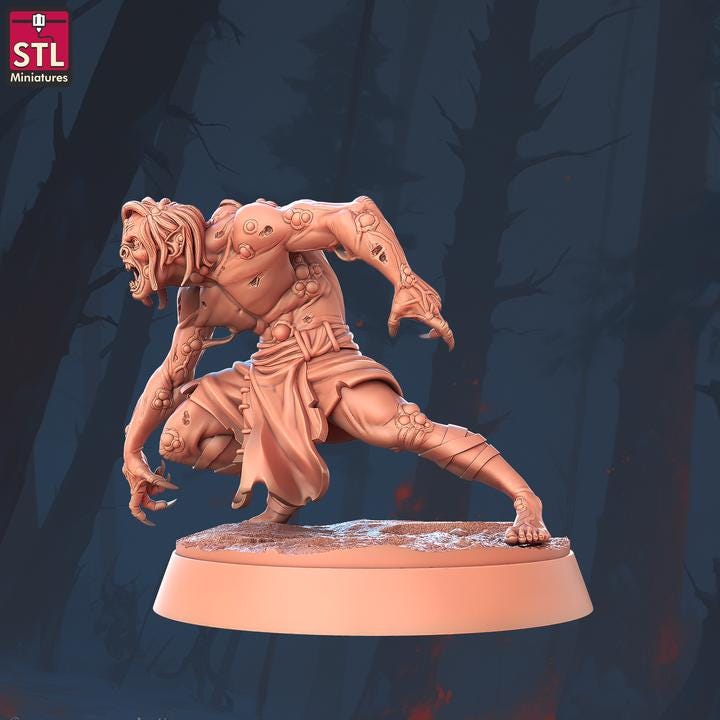 Ghoul Rotters - 32mm Scale - Unpainted Miniature