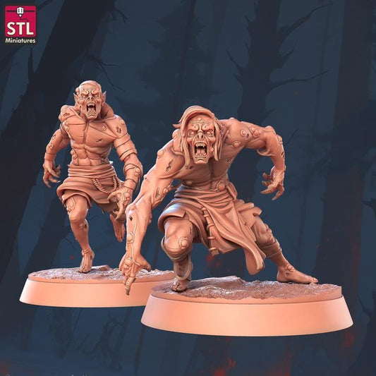 Ghoul Rotters - 32mm Scale - Unpainted Miniature