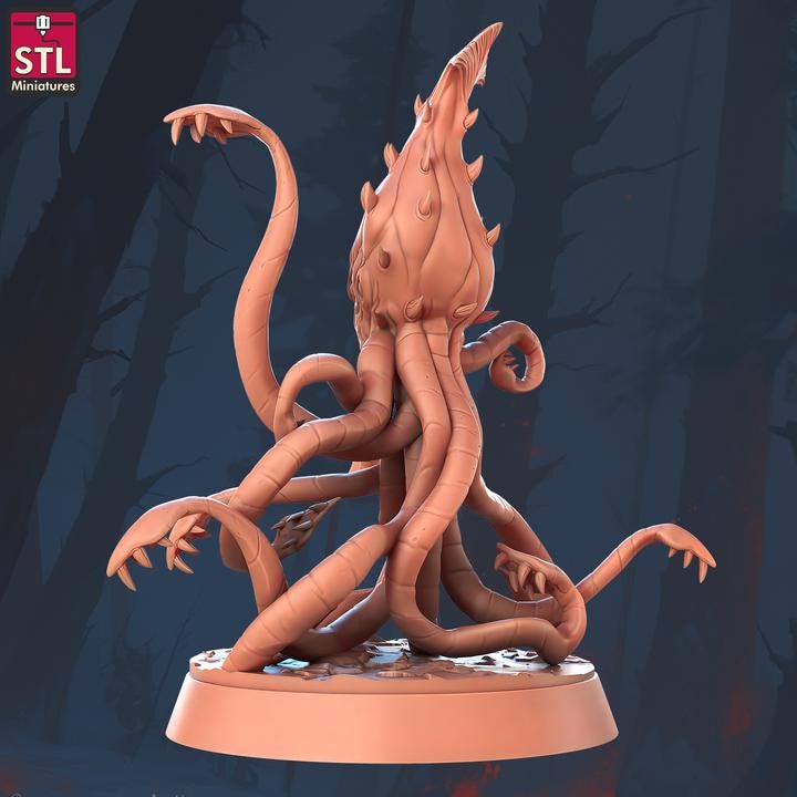 Kaylakid, Squid Monster - Unpainted Miniature